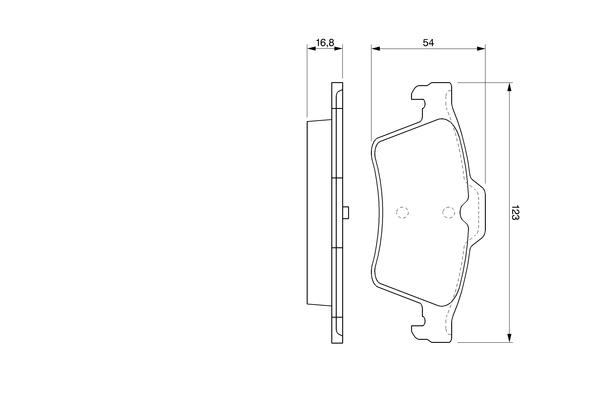 Remblokset Bosch 0 986 424 617