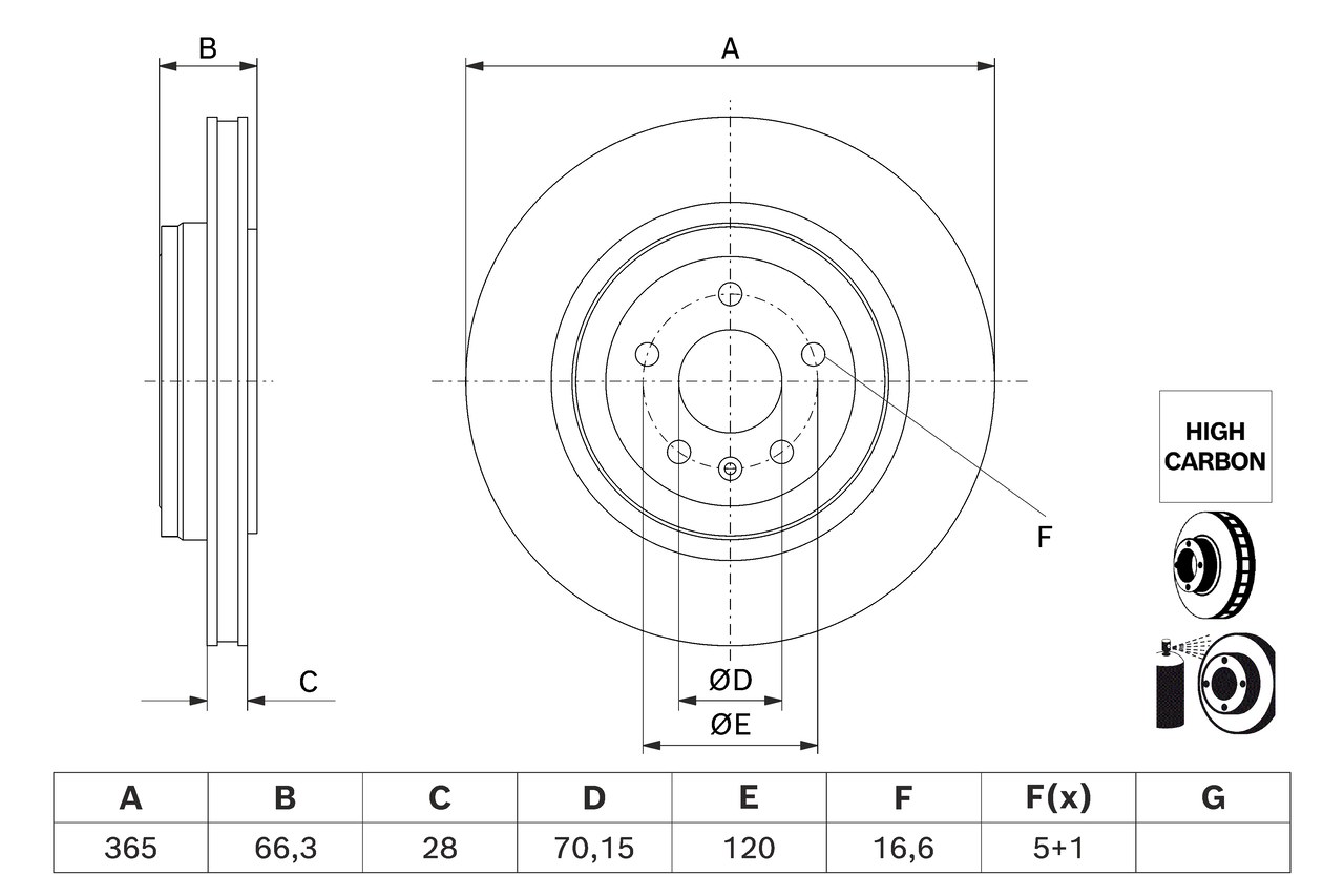 Remschijf Bosch 0 986 479 J99