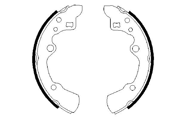 Remschoen set Bosch 0 986 487 258