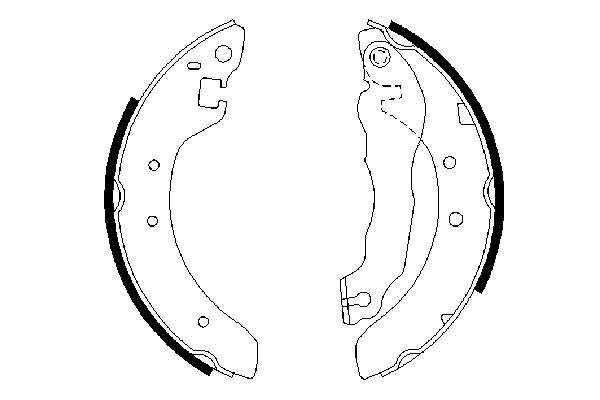 Remschoen set Bosch 0 986 487 299