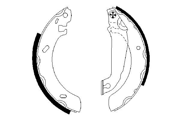 Remschoen set Bosch 0 986 487 537