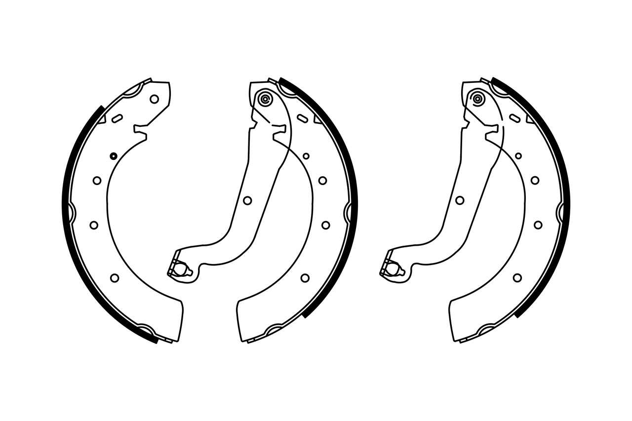 Remschoen set Bosch 0 986 487 785