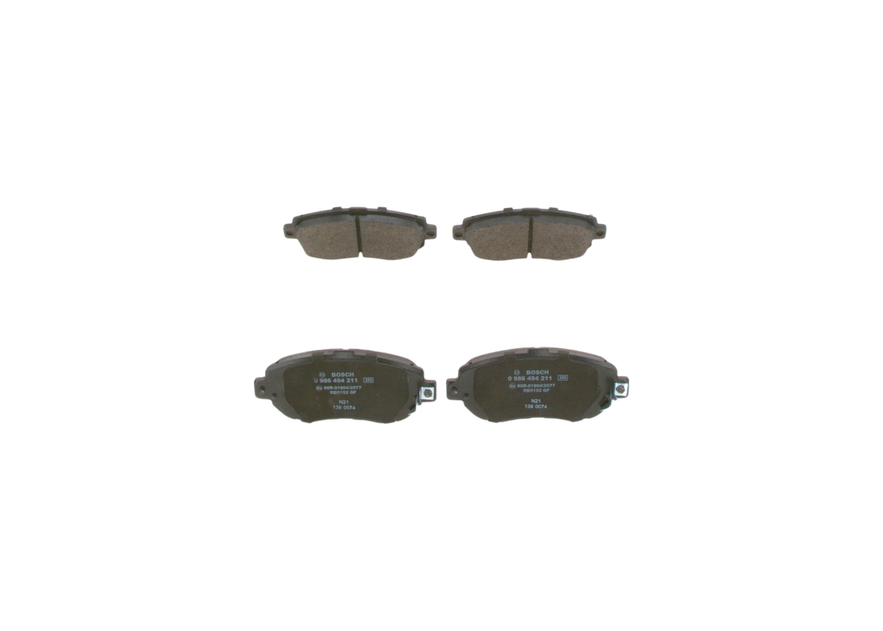 Remblokset Bosch 0 986 494 211