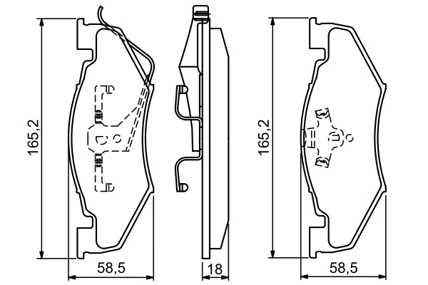 Remblokset Bosch 0 986 494 336