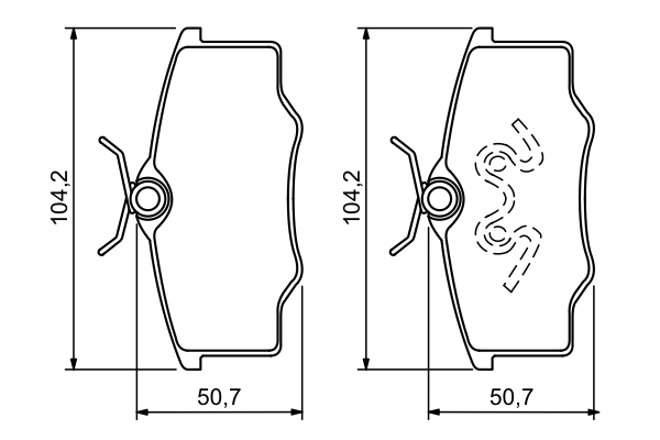 Remblokset Bosch 0 986 494 389