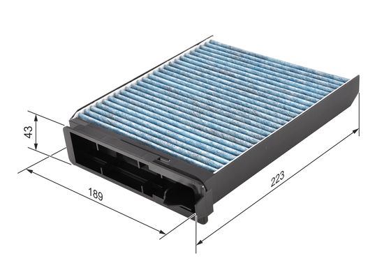 Interieurfilter Bosch 0 986 628 502