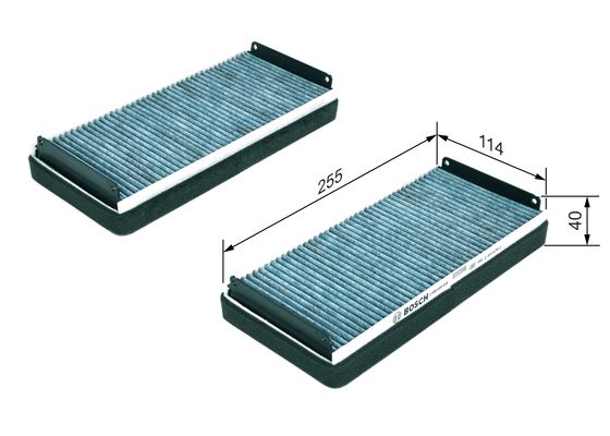 Interieurfilter Bosch 0 986 628 528