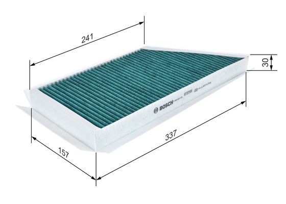Interieurfilter Bosch 0 986 628 535