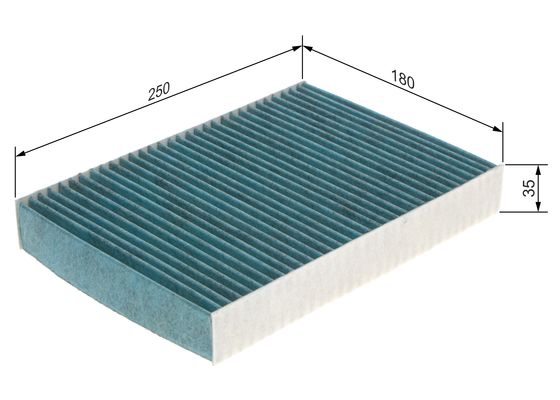 Interieurfilter Bosch 0 986 628 546