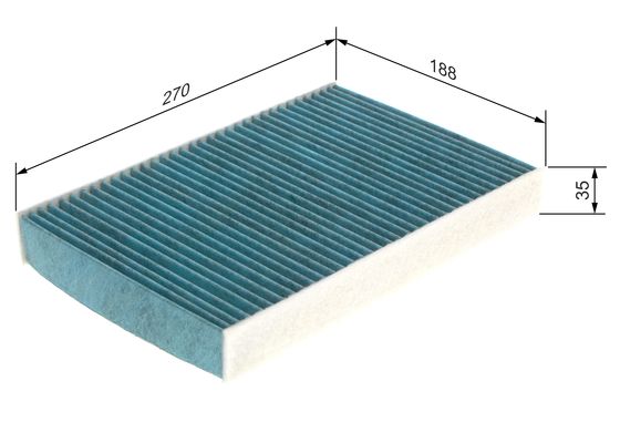 Interieurfilter Bosch 0 986 628 548