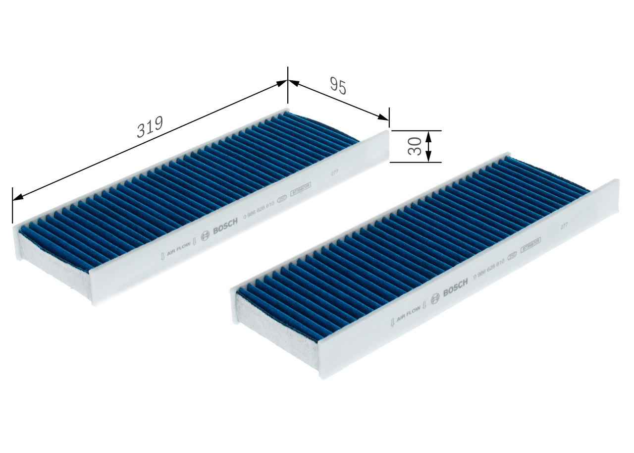 Interieurfilter Bosch 0 986 628 610