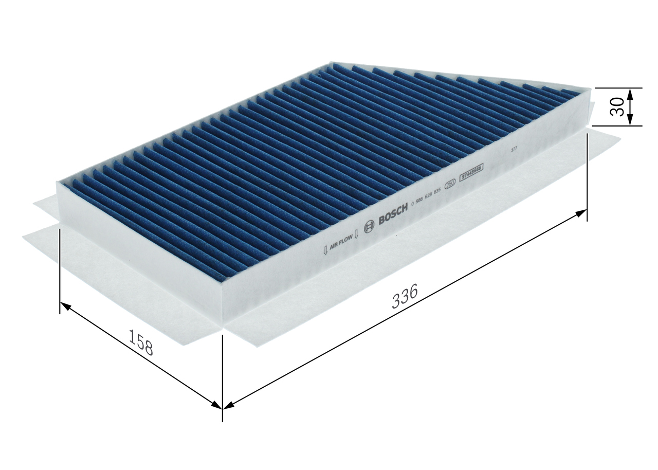 Interieurfilter Bosch 0 986 628 635