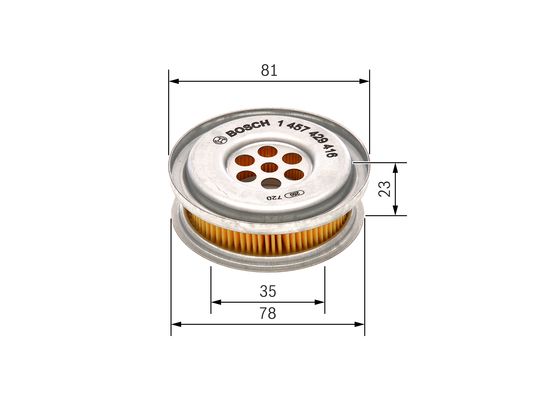 Hydrauliekfilter Bosch 1 457 429 416