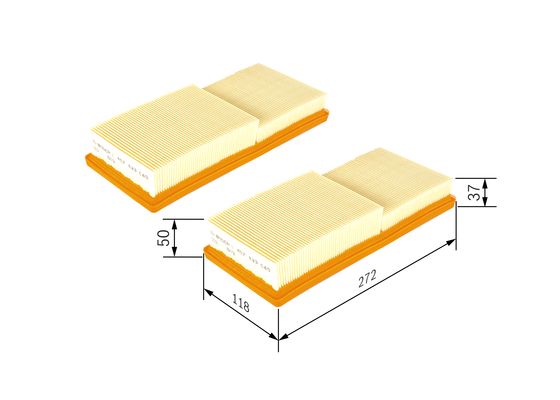 Luchtfilter Bosch 1 457 433 049