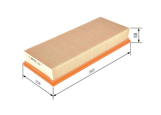 Luchtfilter Bosch 1 457 433 052
