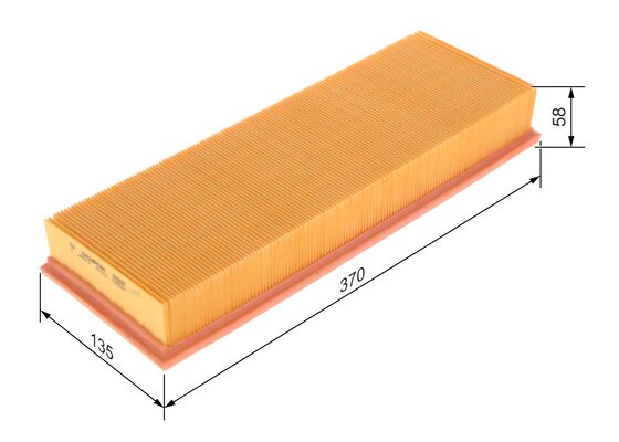 Luchtfilter Bosch 1 457 433 058