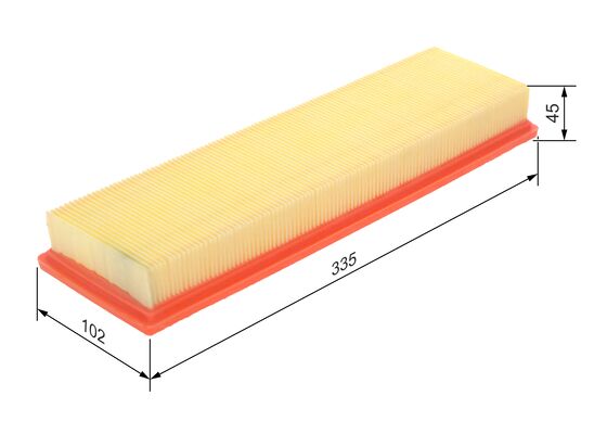 Luchtfilter Bosch 1 457 433 158