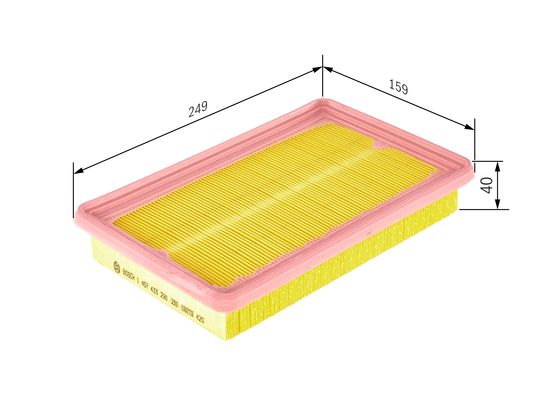 Luchtfilter Bosch 1 457 433 290