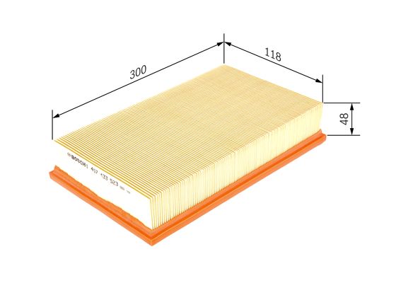 Luchtfilter Bosch 1 457 433 523