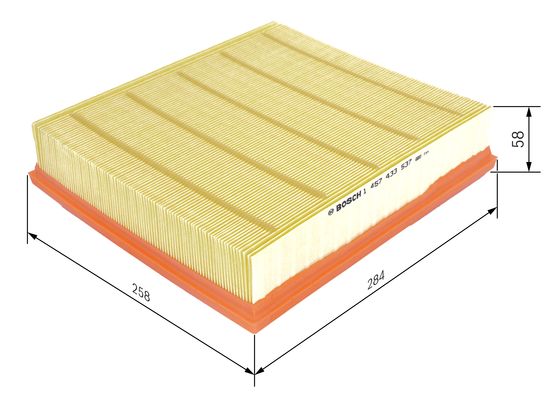 Luchtfilter Bosch 1 457 433 537
