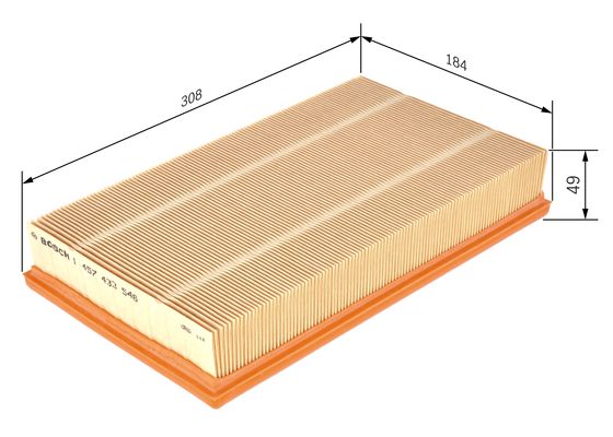 Luchtfilter Bosch 1 457 433 546