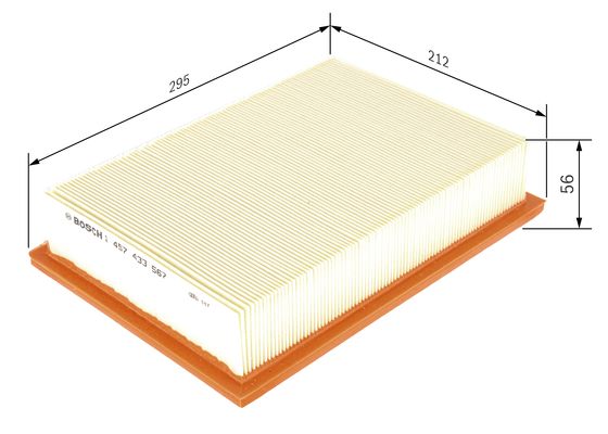 Interieurfilter Bosch 1 457 433 567