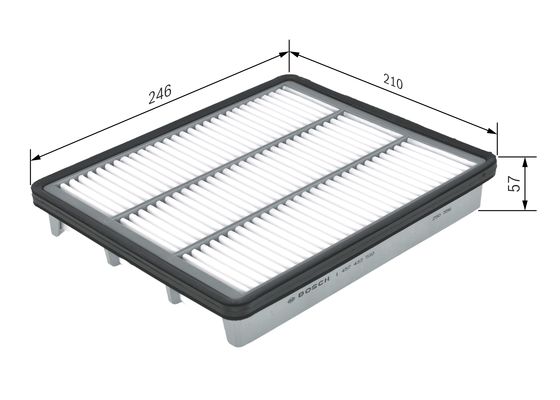Luchtfilter Bosch 1 457 433 580