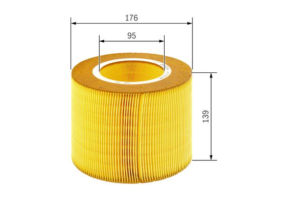 Luchtfilter Bosch 1 457 433 590