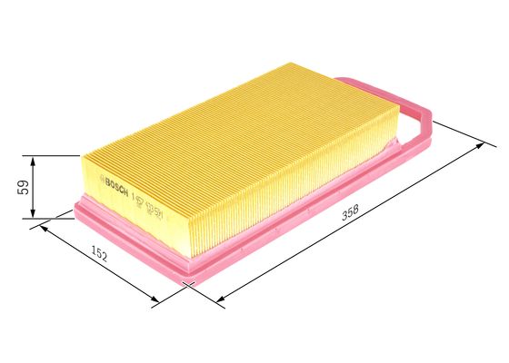 Luchtfilter Bosch 1 457 433 591