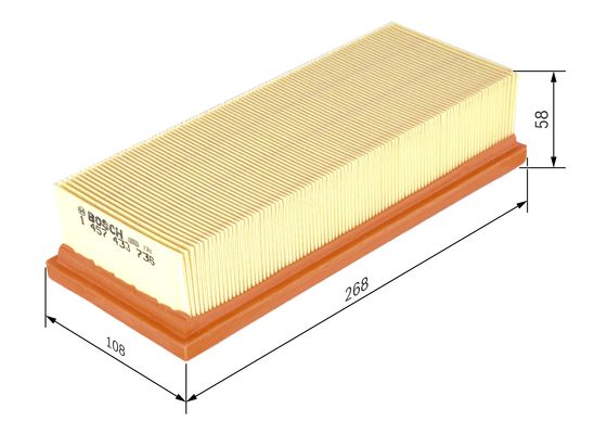 Luchtfilter Bosch 1 457 433 736