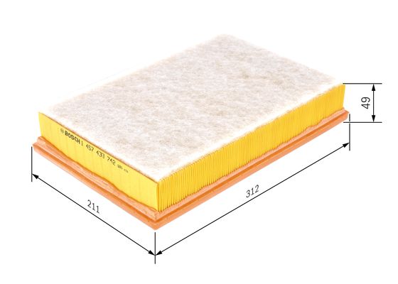 Luchtfilter Bosch 1 457 433 742