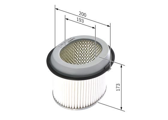 Luchtfilter Bosch 1 987 429 127