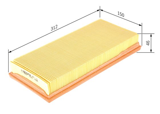 Luchtfilter Bosch 1 987 429 152