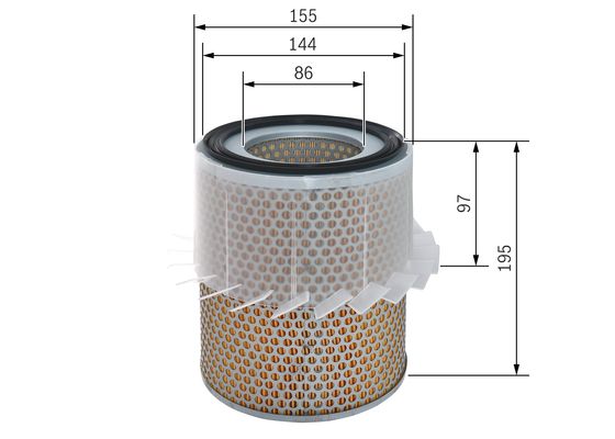 Luchtfilter Bosch 1 987 429 169