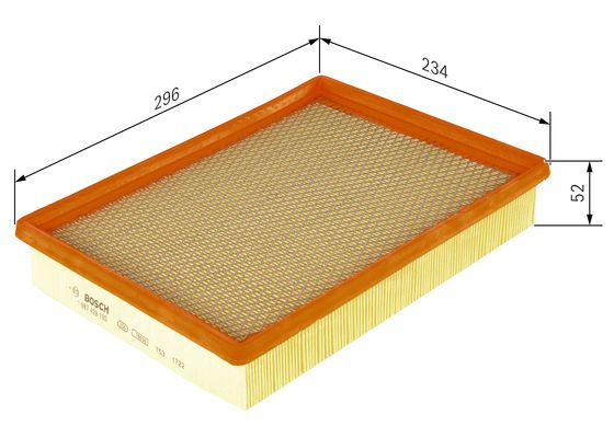 Luchtfilter Bosch 1 987 429 193