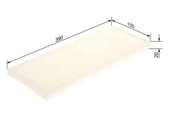 Interieurfilter Bosch 1 987 431 220