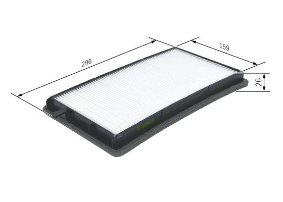 Interieurfilter Bosch 1 987 432 002