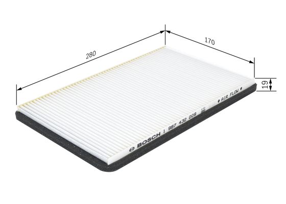 Interieurfilter Bosch 1 987 432 009