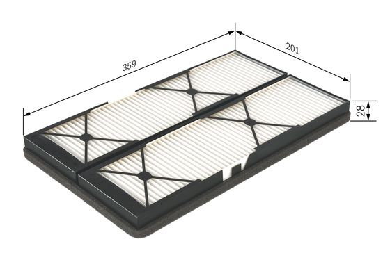 Interieurfilter Bosch 1 987 432 044