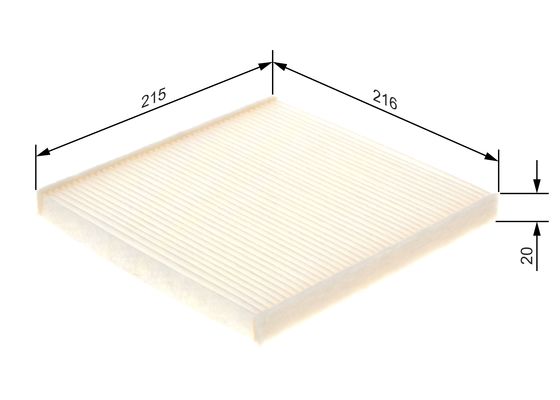 Interieurfilter Bosch 1 987 432 085