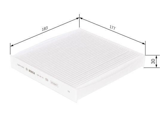 Interieurfilter Bosch 1 987 432 115