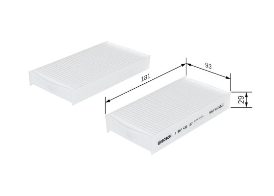 Interieurfilter Bosch 1 987 432 167
