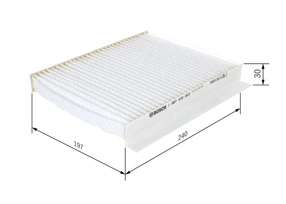 Interieurfilter Bosch 1 987 432 203