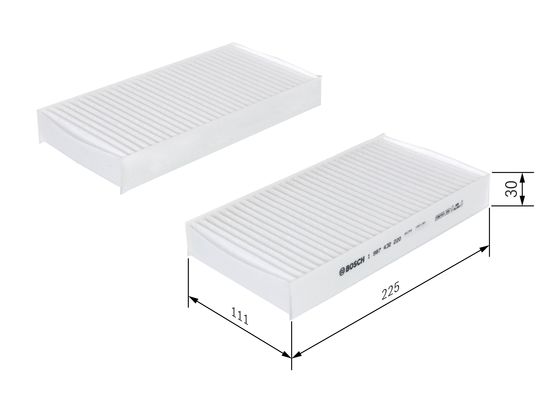 Interieurfilter Bosch 1 987 432 220