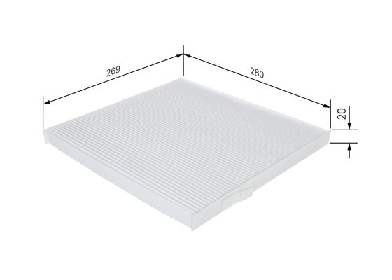Interieurfilter Bosch 1 987 432 237