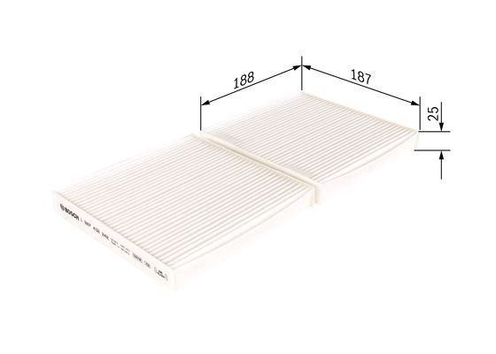 Interieurfilter Bosch 1 987 432 242