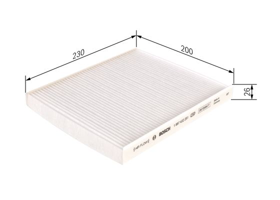 Interieurfilter Bosch 1 987 432 251