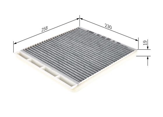 Interieurfilter Bosch 1 987 432 389