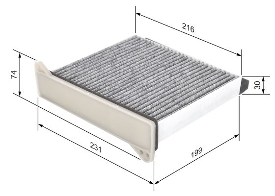 Interieurfilter Bosch 1 987 432 426