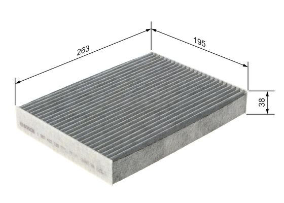Interieurfilter Bosch 1 987 432 538